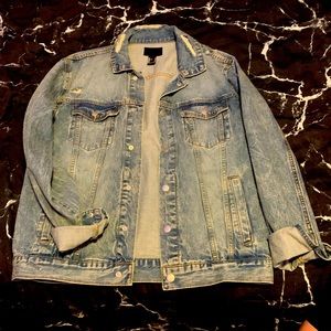 Rue 21 Mens distressed jean jacket